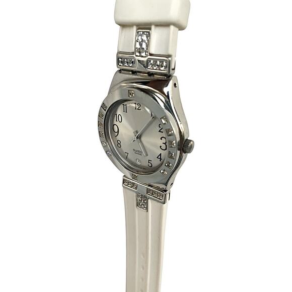 Swatch Watch FANCY ME YLS430 2007 Irony Medium Women’s Swiss Quartz With Box - Picture 5 of 10